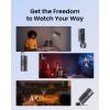 imageNEBULA Capsule Air Google TV Projector Officially Licensed Netflix 720p Smart Mini Projector with WiFi and Bluetooth 2 Hours of Playtime Dolby Digital Ultra Portable for Any SpaceBlack