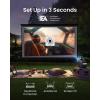 imageNEBULA Mars 3 Outdoor Portable Projector 1000 ANSI Lumens AIPowered Image BuiltIn Battery with 5 Hour Playtime Android TV 200 Inch Home Theater for Backyard Office and Business and Camping