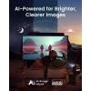 imageNEBULA Mars 3 Outdoor Portable Projector 1000 ANSI Lumens AIPowered Image BuiltIn Battery with 5 Hour Playtime Android TV 200 Inch Home Theater for Backyard Office and Business and Camping