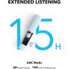 imageSoundcore A30i by Anker Smart Noise Cancelling Earbuds LipstickShaped Stylish Design Tiny Lightweight Comfort Clear Sound IP54 15H Playtime in ANC Mode Wireless Earbuds Bluetooth 54Blue