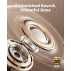 imageSoundcore AeroClip by Anker OpenEar Earbuds ClipOn Headphones Adaptive Comfort Clear Calls with 4 Mics and AI Stable Fit 12mm Drivers for Powerful Bass HiRes OpenRing DesignChampagne Mist
