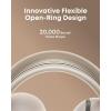 imageSoundcore AeroClip by Anker OpenEar Earbuds ClipOn Headphones Adaptive Comfort Clear Calls with 4 Mics and AI Stable Fit 12mm Drivers for Powerful Bass HiRes OpenRing DesignChampagne Mist