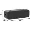 imageSoundcore Anker 3 Portable Bluetooth Speaker  Wireless IPX7 Waterproof 24H Playtime Pure Titanium Diaphragm Drivers PartyCast BassUp Custom EQ App  for Home Shower Outdoor and BeachBlack