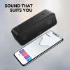 imageSoundcore Anker 3 Portable Bluetooth Speaker  Wireless IPX7 Waterproof 24H Playtime Pure Titanium Diaphragm Drivers PartyCast BassUp Custom EQ App  for Home Shower Outdoor and BeachBlack