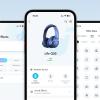 imageSoundcore Anker Life Q20 Hybrid Active Noise Cancelling Headphones Wireless Over Ear Bluetooth Headphones 60H Playtime HiRes Audio Deep Bass Foam Ear Cups Travel Office USBC ChargingBlue