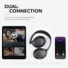 imageSoundcore Anker Life Q20 Hybrid Active Noise Cancelling Headphones Wireless Over Ear Bluetooth Headphones 60H Playtime HiRes Audio Deep Bass Foam Ear Cups Travel Office USBC ChargingBlack