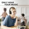 imageSoundcore Anker Life Q20 Hybrid Active Noise Cancelling Headphones Wireless Over Ear Bluetooth Headphones 60H Playtime HiRes Audio Deep Bass Foam Ear Cups Travel Office USBC ChargingBlack
