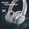 imageSoundcore Anker Life Q20 Hybrid Active Noise Cancelling Headphones Wireless Over Ear Bluetooth Headphones 60H Playtime HiRes Audio Deep Bass Foam Ear Cups Travel Office USBC ChargingSilver