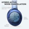 imageSoundcore Anker Life Q20 Hybrid Active Noise Cancelling Headphones Wireless Over Ear Bluetooth Headphones 60H Playtime HiRes Audio Deep Bass Foam Ear Cups Travel Office USBC ChargingBlue