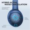 imageSoundcore Anker Life Q20 Hybrid Active Noise Cancelling Headphones Wireless Over Ear Bluetooth Headphones 60H Playtime HiRes Audio Deep Bass Foam Ear Cups Travel Office USBC ChargingBlue