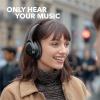 imageSoundcore Anker Life Q20 Hybrid Active Noise Cancelling Headphones Wireless Over Ear Bluetooth Headphones 60H Playtime HiRes Audio Deep Bass Foam Ear Cups Travel Office USBC ChargingBlack