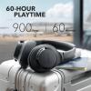 imageSoundcore Anker Life Q20 Hybrid Active Noise Cancelling Headphones Wireless Over Ear Bluetooth Headphones 60H Playtime HiRes Audio Deep Bass Foam Ear Cups Travel Office USBC ChargingBlack