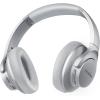 imageSoundcore Anker Life Q20 Hybrid Active Noise Cancelling Headphones Wireless Over Ear Bluetooth Headphones 60H Playtime HiRes Audio Deep Bass Foam Ear Cups Travel Office USBC ChargingSilver