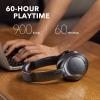 imageSoundcore Anker Life Q20 Hybrid Active Noise Cancelling Headphones Wireless Over Ear Bluetooth Headphones 60H Playtime HiRes Audio Deep Bass Foam Ear Cups Travel Office USBC ChargingBlack