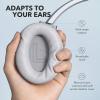 imageSoundcore Anker Life Q20 Hybrid Active Noise Cancelling Headphones Wireless Over Ear Bluetooth Headphones 60H Playtime HiRes Audio Deep Bass Foam Ear Cups Travel Office USBC ChargingSilver