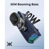 imageSoundcore Boom 3i by Anker Compact Outdoor Speaker IP68 Waterproof Floating Playback SaltwaterResistant BassUp 20 50W Portable Speaker Bluetooth 53 16H TWS KayakFishingCampingBlueBlue