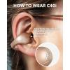 imageSoundcore C40i by Anker OpenEar Earbuds ClipOn Headphones Flexible Joint Design Button Controls Lightweight Comfort Stable Fit with Attachable Ear Grips Expansive Drivers for Clear SoundGolden
