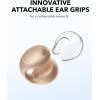 imageSoundcore C40i by Anker OpenEar Earbuds ClipOn Headphones Flexible Joint Design Button Controls Lightweight Comfort Stable Fit with Attachable Ear Grips Expansive Drivers for Clear SoundGolden