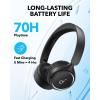 imageSoundcore H30i Wireless OnEar Headphones Foldable Design Pure Bass 70H Playtime Bluetooth 53 Lightweight and Comfortable App Connectivity Multipoint ConnectionBlack