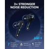 imageSoundcore Liberty 4 Pro by Anker Noise Cancelling Wireless Earbuds 7Sensor and RealTime Adaptive Noise Cancelling 2 Faster Charging StudioLevel HiFi Music Clear Calls with 6 Mics and AIGlossy Light Blue