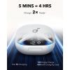 imageSoundcore Liberty 4 Pro by Anker Noise Cancelling Wireless Earbuds 7Sensor and RealTime Adaptive Noise Cancelling 2 Faster Charging StudioLevel HiFi Music Clear Calls with 6 Mics and AIWhite