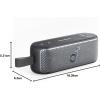 imageSoundcore Motion 100 Portable Speaker Bluetooth Speaker with Wireless HiRes 2 Full Range Drivers for Stereo Sound UltraPortable Design for Outdoor Use Customizable EQ Punchy Bass and IPX7Black