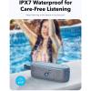 imageSoundcore Motion 100 Portable Speaker Bluetooth Speaker with Wireless HiRes 2 Full Range Drivers for Stereo Sound UltraPortable Design for Outdoor Use Customizable EQ Punchy Bass and IPX7Black