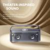 imageSoundcore Motion X600 Portable Bluetooth Speaker with Spatial Audio 50W Sound IPX7 Waterproof Pro EQ AUXin for Home Office Backyard and Bathroom Use BlueBlue Lunar Blue