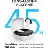 imageSoundcore P30i by Anker Noise Cancelling Earbuds Strong and Smart Noise Cancelling Powerful Bass 45H Playtime 2in1 Case and Phone Stand IP54 Wireless Earbuds Bluetooth 54 BlackWhite