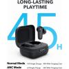 imageSoundcore P30i by Anker Noise Cancelling Earbuds Strong and Smart Noise Cancelling Powerful Bass 45H Playtime 2in1 Case and Phone Stand IP54 Wireless Earbuds Bluetooth 54 BlackBlack