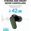 imageSoundcore P30i by Anker Noise Cancelling Earbuds Strong and Smart Noise Cancelling Powerful Bass 45H Playtime 2in1 Case and Phone Stand IP54 Wireless Earbuds Bluetooth 54 BlackGreen