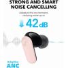 imageSoundcore P30i by Anker Noise Cancelling Earbuds Strong and Smart Noise Cancelling Powerful Bass 45H Playtime 2in1 Case and Phone Stand IP54 Wireless Earbuds Bluetooth 54 BlackPink