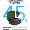 imageSoundcore P30i by Anker Noise Cancelling Earbuds Strong and Smart Noise Cancelling Powerful Bass 45H Playtime 2in1 Case and Phone Stand IP54 Wireless Earbuds Bluetooth 54 BlackGreen