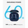 imageSoundcore P40i by Anker Noise Cancelling Wireless Earbuds Adaptive Noise Cancelling to Environments Heavy Bass 60H Playtime 2in1 Case and Phone Stand IPX5 Wireless Charging Bluetooth 53Navy Blue