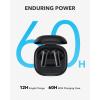imageSoundcore P40i by Anker Noise Cancelling Wireless Earbuds Adaptive Noise Cancelling to Environments Heavy Bass 60H Playtime 2in1 Case and Phone Stand IPX5 Wireless Charging Bluetooth 53Black