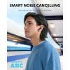 imageSoundcore P40i by Anker Noise Cancelling Wireless Earbuds Adaptive Noise Cancelling to Environments Heavy Bass 60H Playtime 2in1 Case and Phone Stand IPX5 Wireless Charging Bluetooth 53Navy Blue