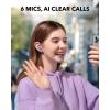 imageSoundcore P40i by Anker Noise Cancelling Wireless Earbuds Adaptive Noise Cancelling to Environments Heavy Bass 60H Playtime 2in1 Case and Phone Stand IPX5 Wireless Charging Bluetooth 53Purple