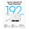 imageSoundcore P41i by Anker Adaptive Noise Cancelling Earbuds with Portable Phone Charger Only for USBC Charging 12H Playtime 192H with Case 6Mic AI Clear Calls IPX5 Wireless Bluetooth EarbudsWhite