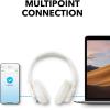 imageSoundcore Q11i Wireless OverEar Bluetooth Headphones by Anker Deep Bass 60H Playtime HiRes Audio Detachable Ear Cushions Multipoint ConnectionCream White