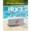 imageSoundcore Select 2S Bluetooth Speaker by Anker Portable with 20W Stereo Sound BassUp 16Hour Playtime Wireless Stereo Pairing IPX7 Waterproof Speaker for Home Shower Hiking Outdoors