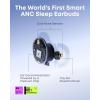 imageSoundcore Sleep A30 by Anker Sleep Earbuds Smart Active Noise Cancelling Sleep Headphones Adaptive SnoreMasking System UltraComfort for Side Sleepers 45H PlaytimeMoonlit White