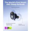 imageSoundcore Sleep A30 by Anker Sleep Earbuds Smart Active Noise Cancelling Sleep Headphones Adaptive SnoreMasking System UltraComfort for Side Sleepers 45H PlaytimeMist Green