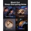imageSoundcore Sleep A30 by Anker Sleep Earbuds Smart Active Noise Cancelling Sleep Headphones Adaptive SnoreMasking System UltraComfort for Side Sleepers 45H PlaytimeMoonlit White