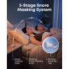 imageSoundcore Sleep A30 by Anker Sleep Earbuds Smart Active Noise Cancelling Sleep Headphones Adaptive SnoreMasking System UltraComfort for Side Sleepers 45H PlaytimeMoonlit White