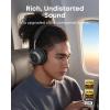 imageSoundcore Space One Pro FlexiCurve OverEar Headphone Adaptive Active Noise Cancelling Headphones Driven by 6 Mics 60H Lossless Audio UltraFast Charging HiRes Wireless Comfortable FitJet Black