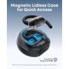 imageSoundcore V40i by Anker OpenEar Headphones Clear Design Lidless Case 4 Adjustable Positions for Every Ear Size Richer Bass IP55 21H Playtime AI Clear Calls Bluetooth 54 App ControlBlack