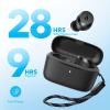 imageSoundcore by Anker A20i True Wireless Earbuds Bluetooth 53 App Customized Sound 28H Long Playtime WaterResistant 2 Mics for AI Clear Calls Single Earbud ModeBlack