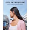 imageSoundcore by Anker AeroFit OpenEar Headphones Ultra Comfort Snug Fit Ergonomic Ear Hook Balanced Sound IPX7 Waterproof 42H PlaytimeSmallEar FriendlyApp ControlClear CallsWireless EarbudsCozy Blue