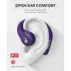 imageSoundcore by Anker AeroFit Pro OpenEar Headphones Ultra Comfort Secure Fit Ergonomic Design Rich Sound with LDAC Bluetooth 53 IP55 WaterResistant 46H Playtime App Control Wireless EarbudsElectric Purple