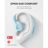 imageSoundcore by Anker AeroFit Pro OpenEar Headphones Ultra Comfort Secure Fit Ergonomic Design Rich Sound with LDAC Bluetooth 53 IP55 WaterResistant 46H Playtime App Control Wireless EarbudsAqua Blue